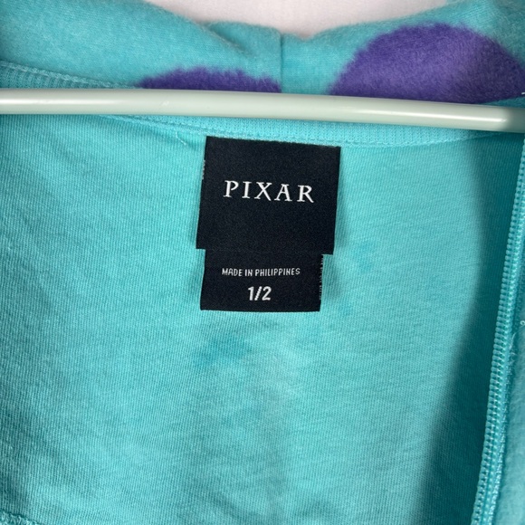 Pixar x Torrid Monsters Inc Full Body Suit with horned Hood. Size 1/2 - Picture 9 of 16